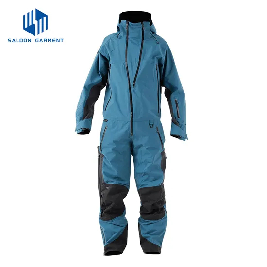 Custom Waterproof Ski Suit One Pieces Jumpsuit Snow Insulated Snowsuit for Snowboarding