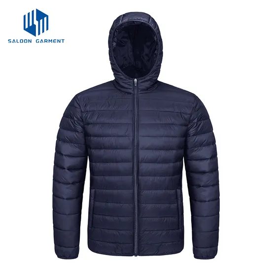 OEM New Design Hooded Light Down Puffer Down Jacket for Men
