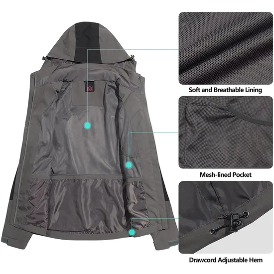 Women Waterproof Custom Outdoor Running Hiking Bike Riding Windbreaker Jacket