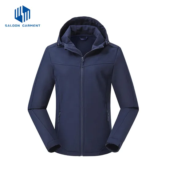 Womens Winter Ski Outdoor Soft Shell Hooded Fleece Waterproof Softshell Jacket