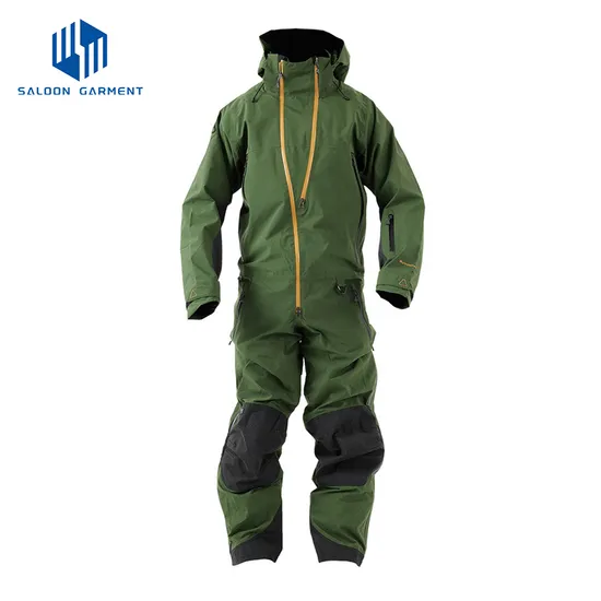 Winter Warm Outdoor One Piece Ski Suits Jumpsuit Waterproof Windproof Snowsuits