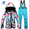Women High Quality Customized Waterproof Snowboarding Outerwear Ski Suit