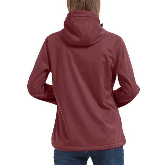 Women's Lightweight Water Resistant Hiking Winter Outdoor Fleece Lined Tactical Softshell Jacket