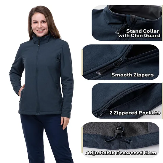 Hot Sale Hunting Multi-Pocket Worker Waterproof Softshell Jacket