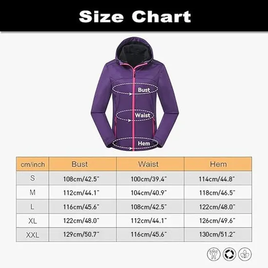 Women Water Resistant Coat Hiking Tactical Softshell Jacket