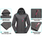 Custom Outdoor Rain Coat Waterproof Women's Windbreaker Jacket