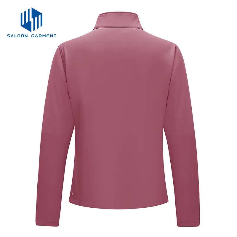 Wholesale Womens Custom Spring and Autumn Waterproof Outdoor Windbreaker Softshell Jacket
