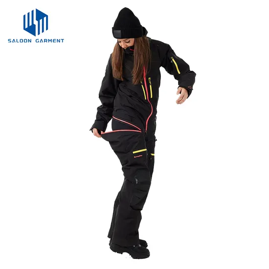 Women Winter Outdoor Sports Ski Jumpsuit Snowsuit