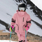Girls' Waterproof Warm Winter Coat Fleece Hooded Raincoat Ski Jacket