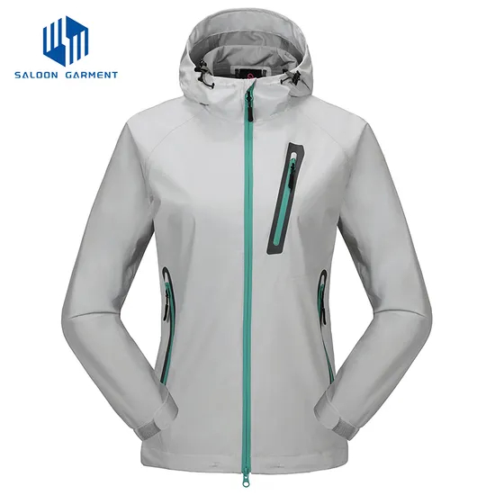 2.5 Layer Custom Outdoor Waterproof Breathable Windproof Waterproof Windbreaker Jacket