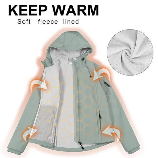 Women's Outdoor Winter Coat Sport Uniform Waterproof Softshell Tactical Jacket