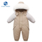 Unisex Kids Winter Outwear Jumpsuit Newborn Baby Clothes Heavy Fleece One-Piece Rompers with Zipper Closure Ski Snowsuit