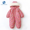 Wholesale Winter Baby Romper Thickened Cotton Padded Clothing Baby's Outdoor Hooded Ski Wear Suits