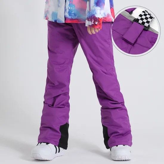 Custom New Design Winter Waterproof Breathable High Quality Snowboard Ski Pants