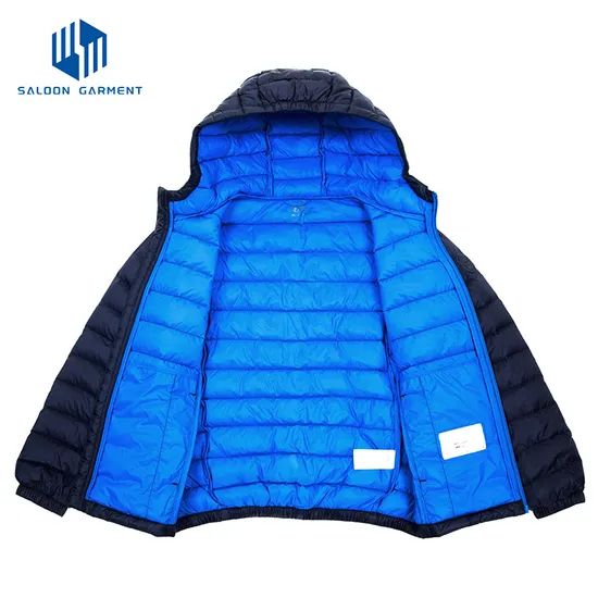 Wholesale Customized Winter Warm Insulated Padded Coat Boy's Quilted Jacket