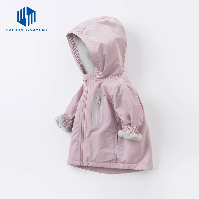 Wholesale Kids New Style Winter waterproof Thickened Coat Children Fleece Lined Jacket