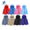 Wholesale Customized Winter Children Kids Boy Solid Color Thick Hooded Padded Coat Warm Quilted Jacket