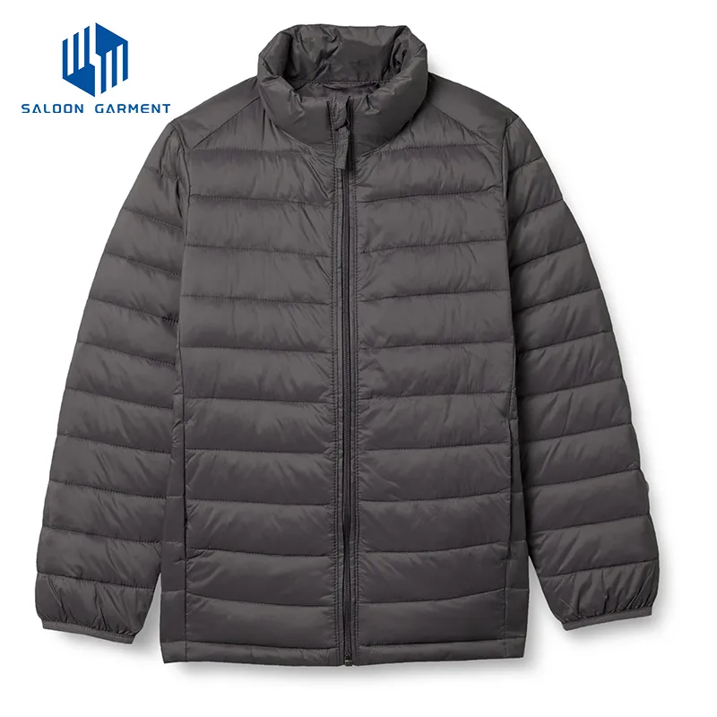 New Best Men's Winter Warm 100% Polyester Full Sleeves Plus Size Warm Quilted Jacket