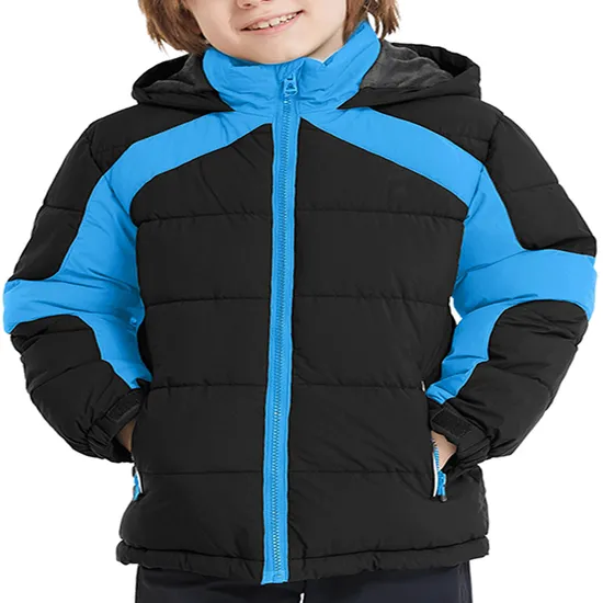 Custom New Fashion Children's Windproof Quilted Winter Outwear Coats Jackets