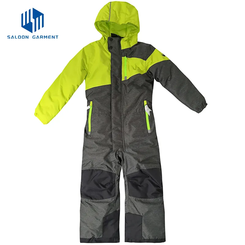 Customized Warm Ski Clothes Waterproof Snow One Piece Overall Snowboard Suit Snowsuits