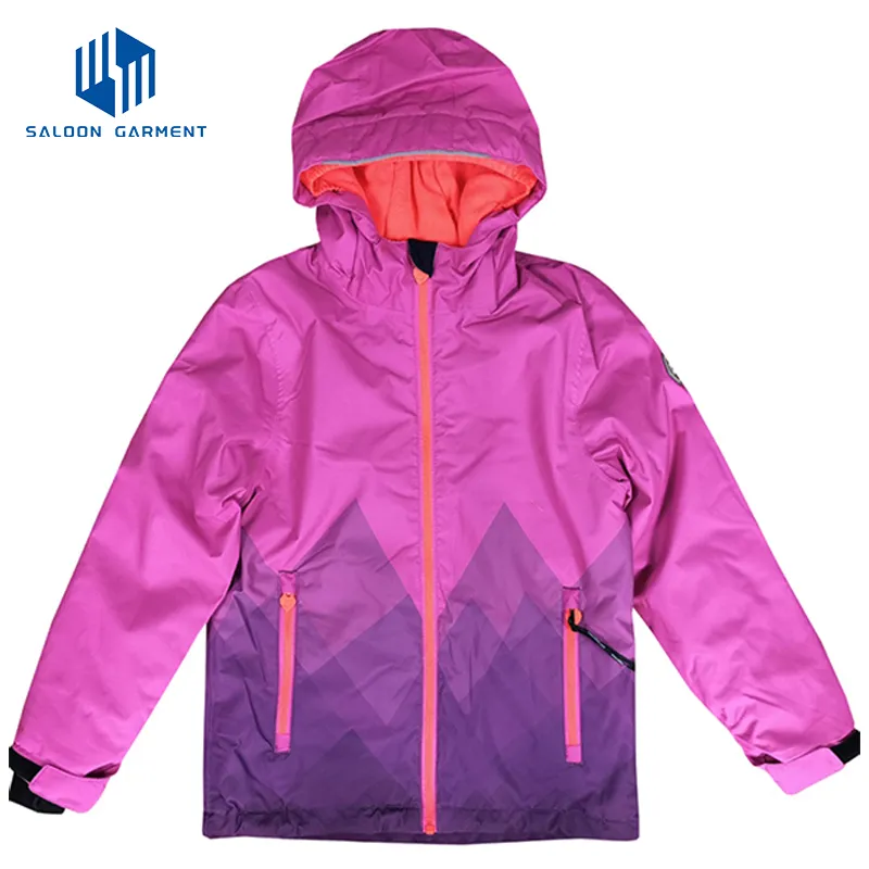 Boys' Snow Wear OEM Custom Snowboard Waterproof Winter Thermal Ski Jacket