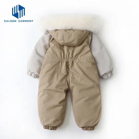 One-Piece Ski Suit Snowsuit Jumpsuit for Children Custom Sportswear Children Winter Clothes