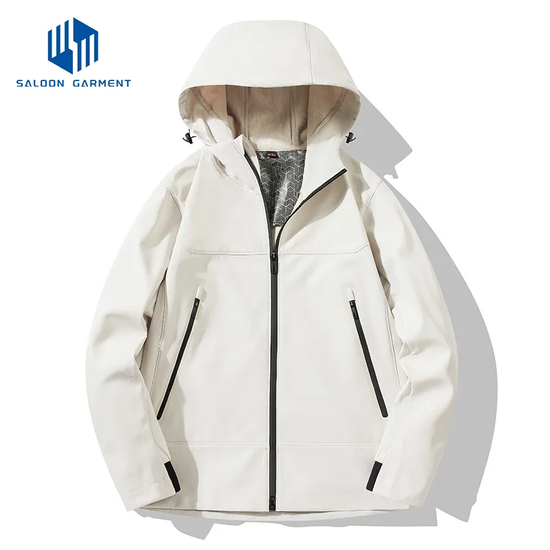 Custom Outdoor Clothing Waterproof Windproof Climbing Windbreaker Softshell Jackets
