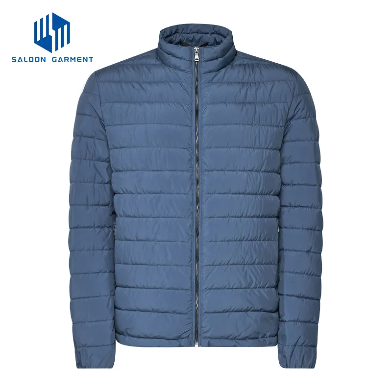 Men's Custom High Quality Winter Coat Stand Collar Casual Outwear Padded Jacket