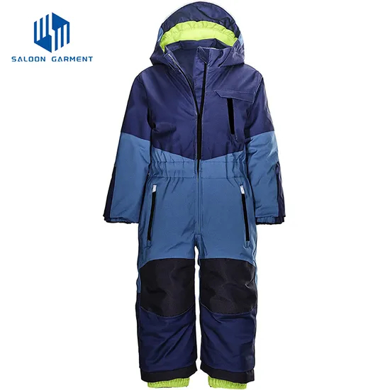Stylish Kids One-Piece Ski Snowsuit for Outdoor Adventures
