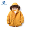 Boy's Padded Warm Thicken Winter Cotton Coat Kid Jacket with Fur Hood Outerwear