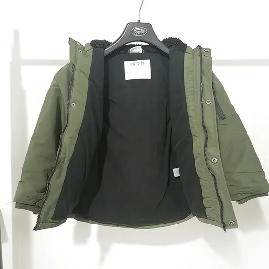 Custom Clothes Boys Children Warm Coats Water Resistant Winter Jackets