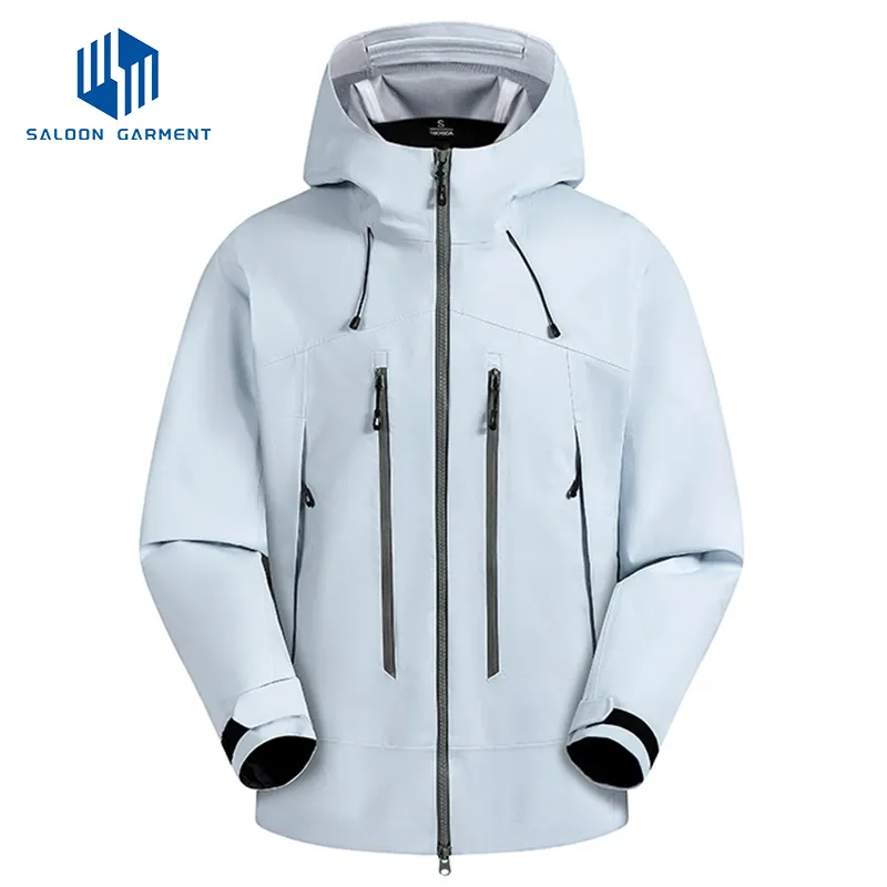 2.5 Layers 100% Polyester Fabric Outdoor Sports Hiking Cycling Windproof Waterproof Jacket