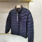 Custom High Quality Plain Color Men's Plus Size Winter Padded Coat Quilted Jacket