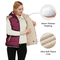 Wholesale Custom Logo Sleeveless Outerwear Full Zipper Winter Jacket Quilted Vest