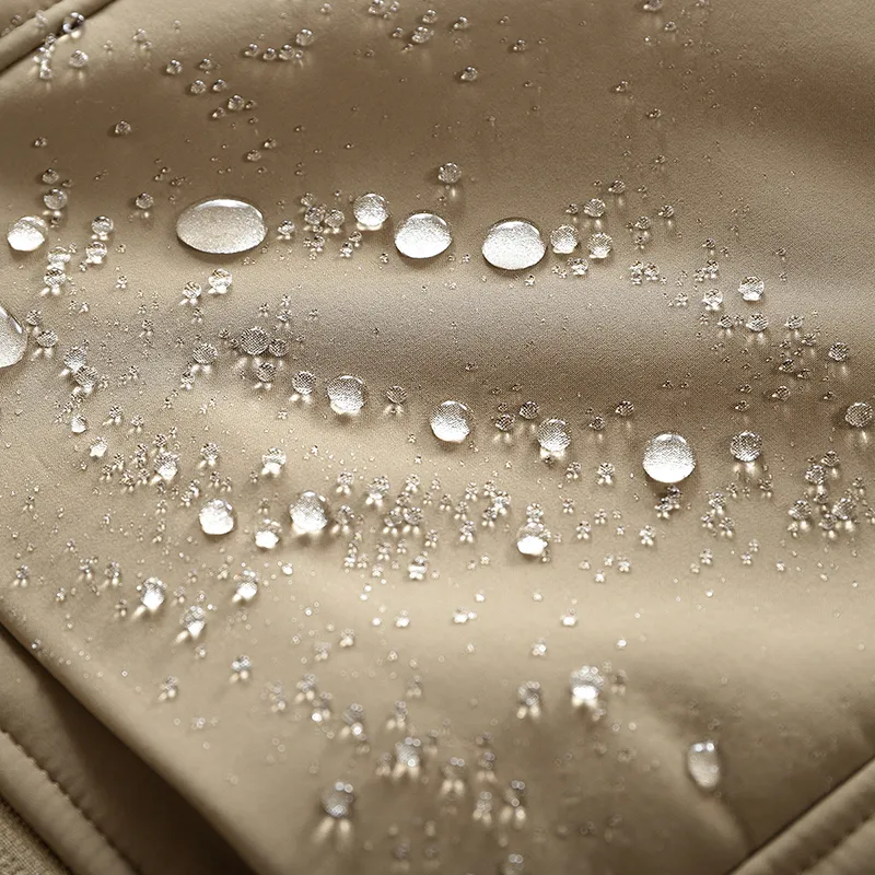 Custom Men's Outdoor Windproof Waterproof Camp Hiking Jacket Winter Warm Polar Fleece Soft Shell Jacket