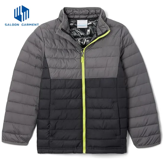 Customized Outdoor Water Resistant Warm Windproof Winter Quilted Graphene Jacket