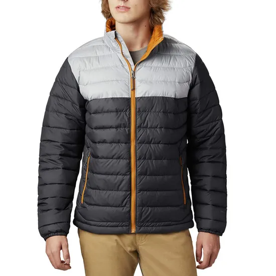 New Arrival Custom Logo Outdoor Men Water Resistant Warm Padded Winter Graphene Jacket