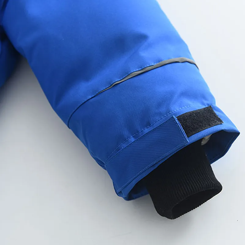 Warm Comfortable Children Ski Suit Jumpsuit Baby Crawls Into Clothes in Winter Children Clothing Wholesale