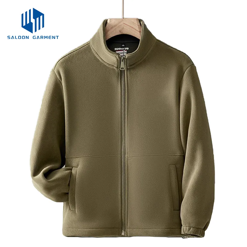 Wholesale Custom Polyester Men Women's Fleece Hiking Thermal Jackets Outdoor Sports Camping Windbreaker Male Warm Coats