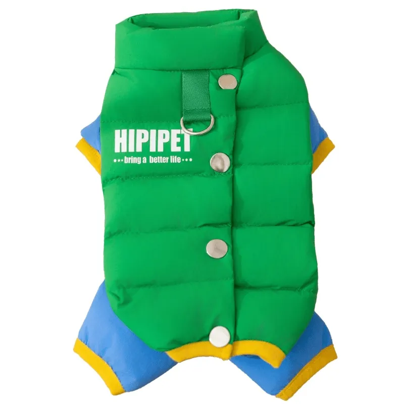 Small and Medium-Sized Dog and Cat Four-Legged Clothing Pet Down Jacket
