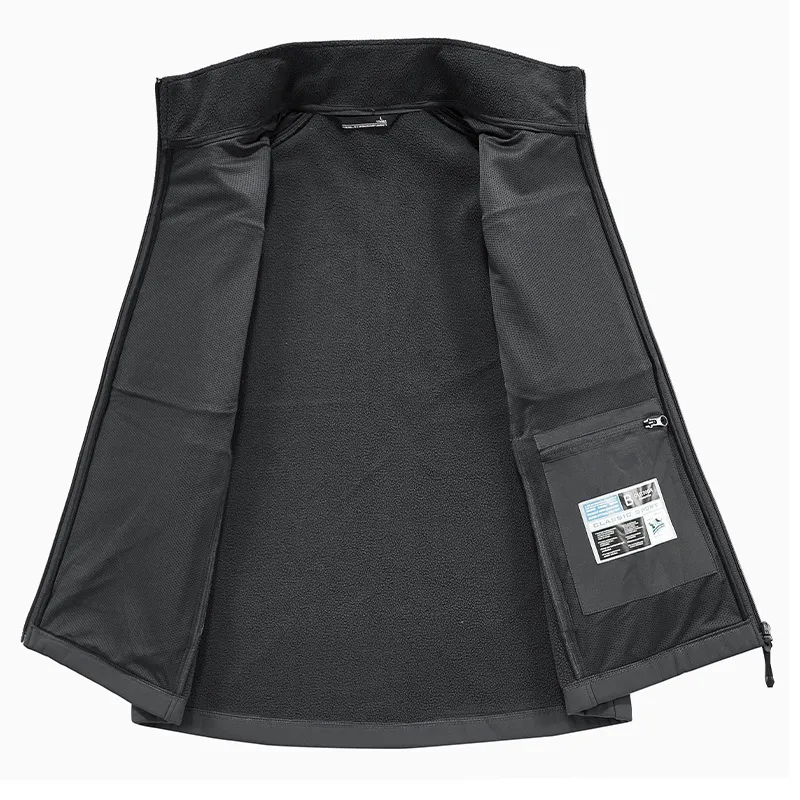 Comfortable Quick Drying Slim Fit Thin Sleeveless Loose Type Travel Vest Jacket for Men