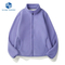 Wholesale 100% Polar Fleece Men's Jacket Zip up Solid Color Long Sleeve Men's Polar Fleece Jacket