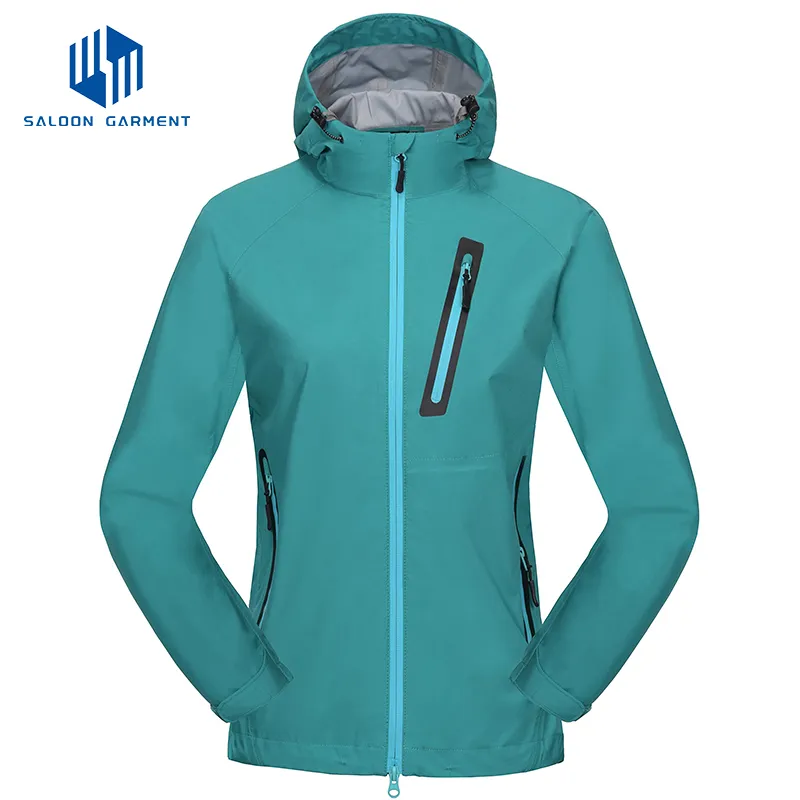 2.5 Layer Wholesale Custom Polyester Outdoor Sports Windbreaker Waterproof Jacket