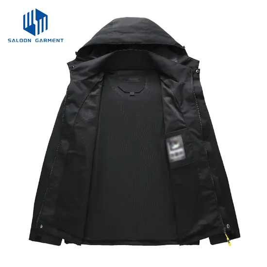 Waterproof Rain Poncho Lightweight Hiking Hooded Coat Jacket Raincoat for Outdoor Activities