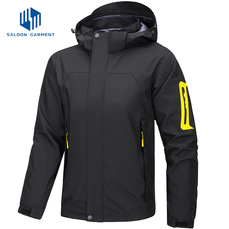 Custom Logo Manufacturer Wholesale Clothing Men Cotton Fleece Windbreaker Coat Jacket
