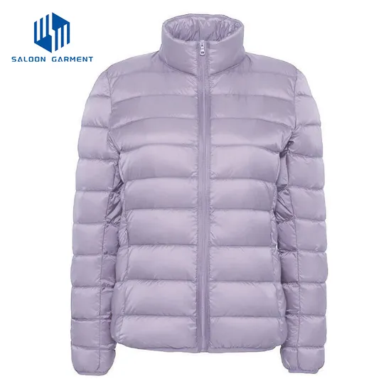 Customized Women's Packable Lightweight Puffy Coat Quilted Winter Warm Jacket