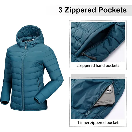 New Design Women's Padded Coat Puffer Down Jacket for Winter Jacket