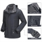 Men's Waterproof Winter Windproof Fleece Snowboard Mountain Snow Coat 3-in-1 Ski Jacket