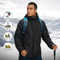 Men's Winter Snow Coat Waterproof Warm Windproof Hooded Snowboarding 3-in-1 Ski Jacket