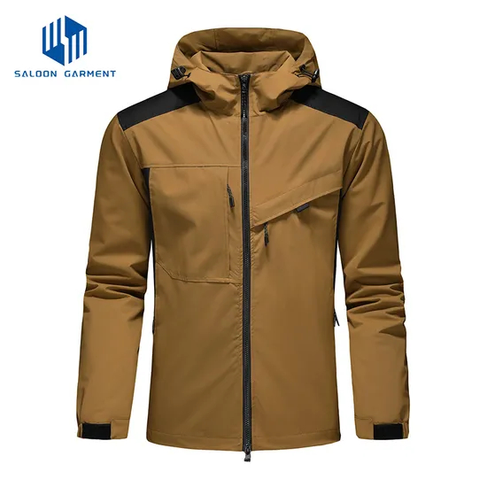 Men Outdoor All-Sport Waterproof Breathable Anti-Storm Rain Raincoat Suit Jacket